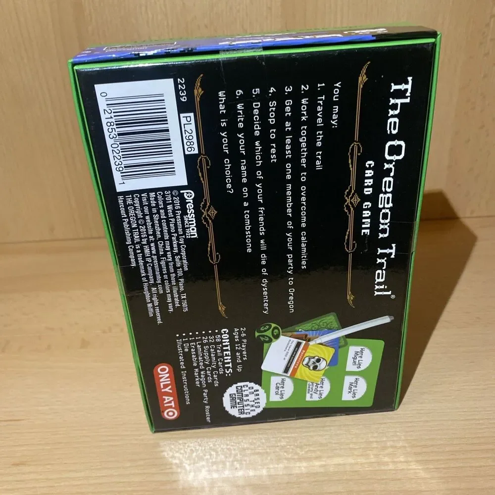 The Oregon Trail Card Game - by Pressman